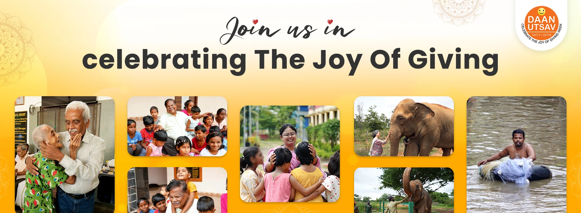 Donatekart - Banner image - Daan Utsav
